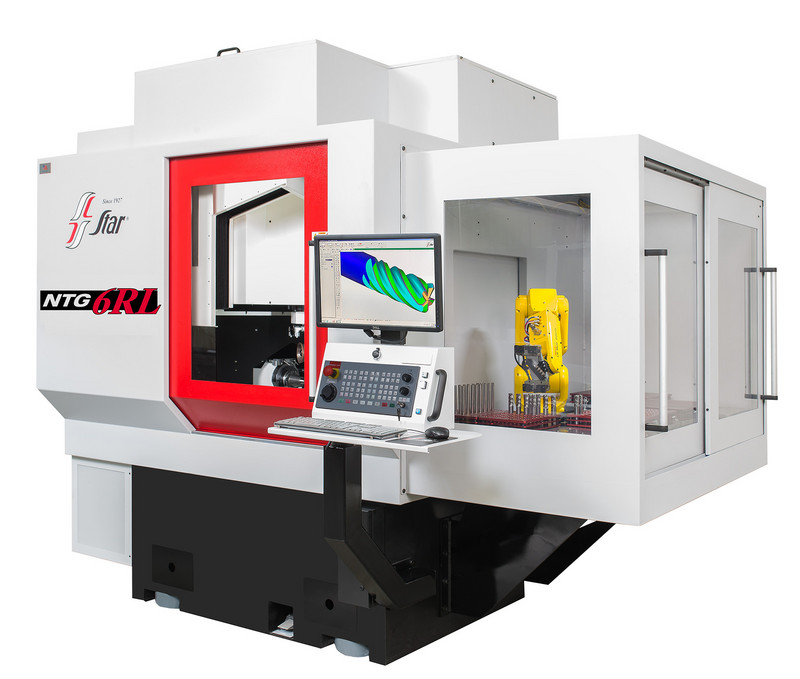 La nuova macchina rettificatrice per utensili e cutter a 5 assi NTG 6RL di Star Cutter è basata interamente sulla piattaforma CNC Flexium+ di NUM.
