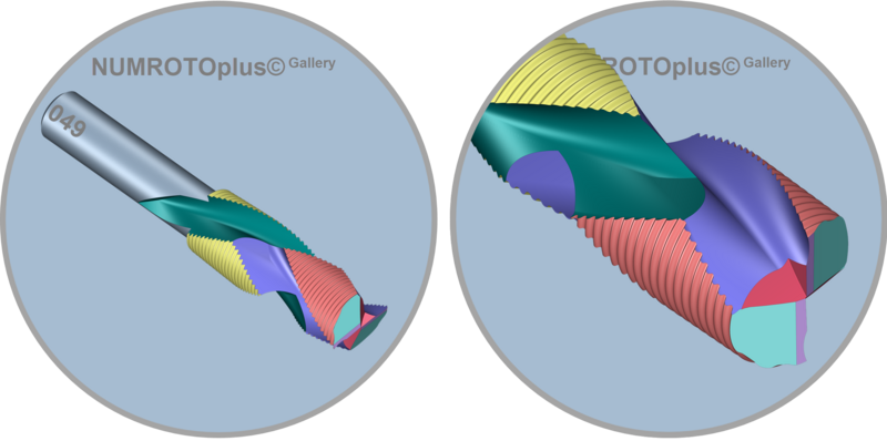 Up/Down roughing milling cutter