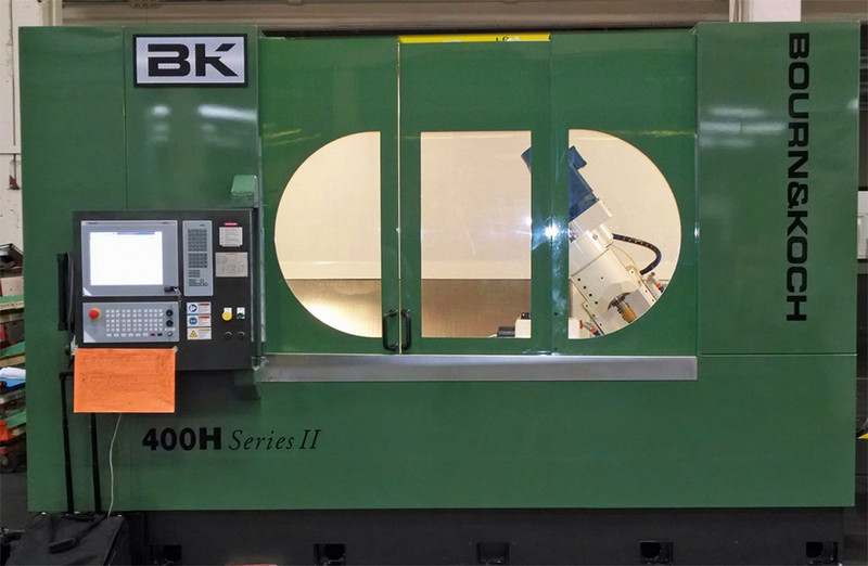 Bourn & Koch now offers NUM’s Flexium CNC on its powerful 400H Series II 7-axis horizontal gear hobbing machine and intends standardising on this control technology for many existing and new designs.