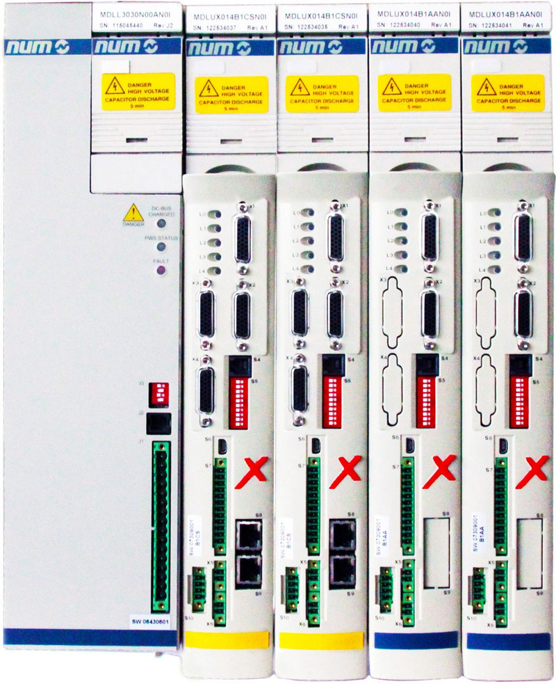NUMDrive X - die digitalen Servoantriebe sind extrem schnell und präzise, und verfügen über eine eingebaute Safe Motion Monitoring-Funktion.