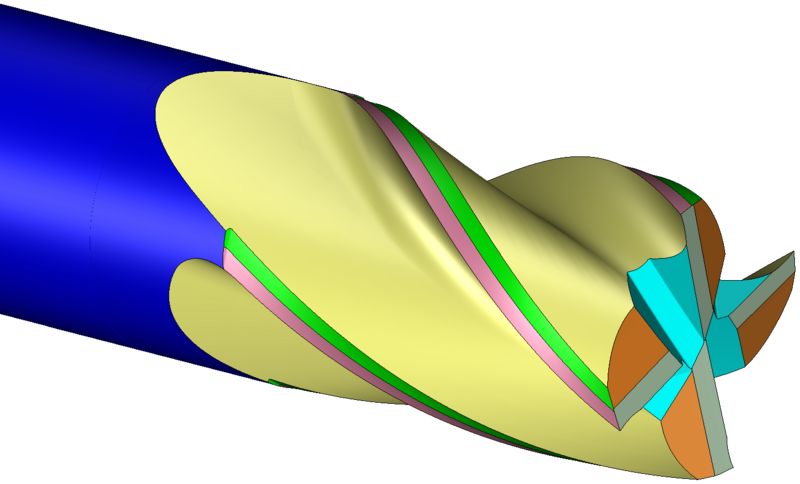 Multi-flute milling cutter