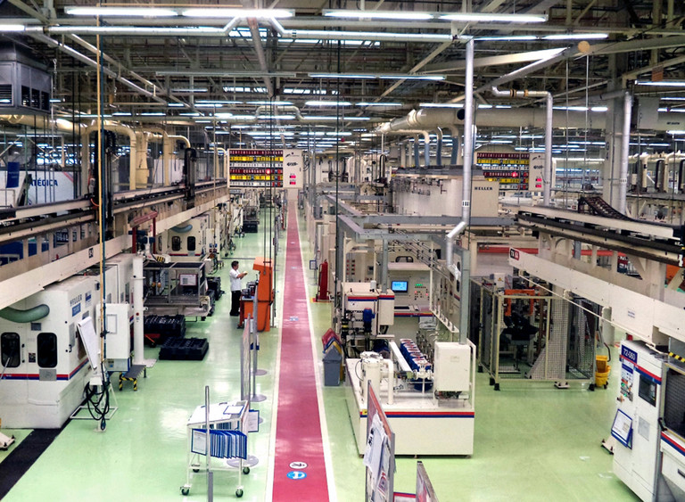 Einblick in Fiat’s Motorenwerk in Campo Largo, Brasilien.