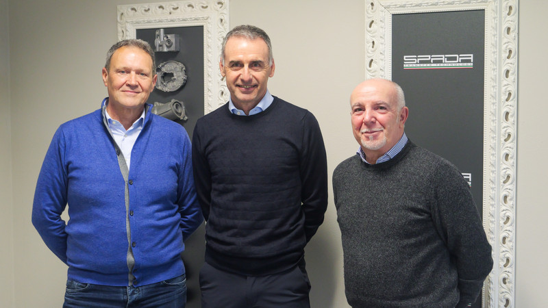 Von Links nach Rechts: Dario Spada, Marco Battistotti, and Mauro Guerra