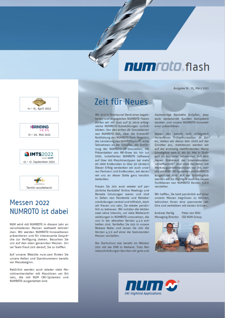 Cover NUMROTO Flash 25