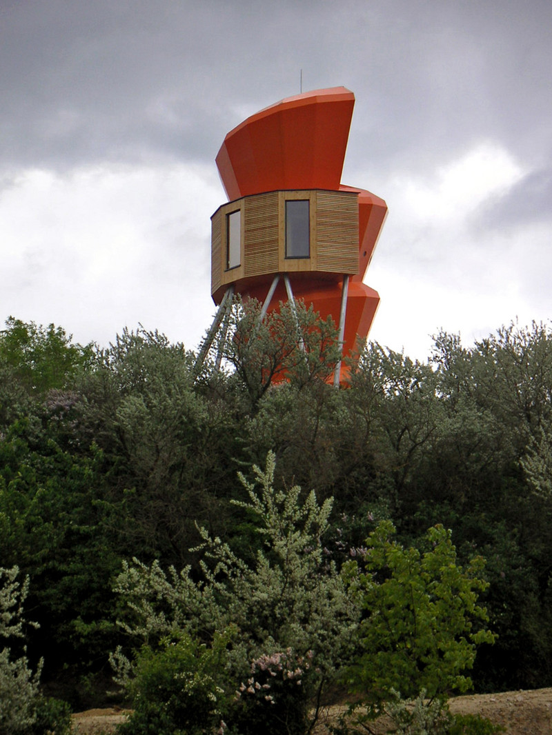 Torre di osservazione presso il Fossil World di Stetten.