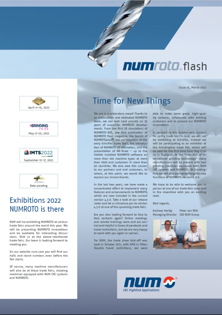 Cover NUMROTO Flash 25