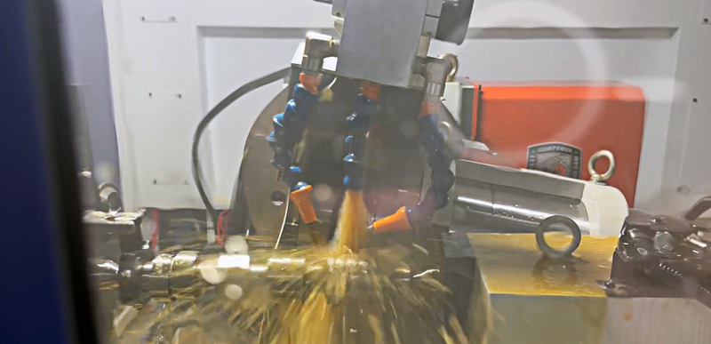 Machine in operation